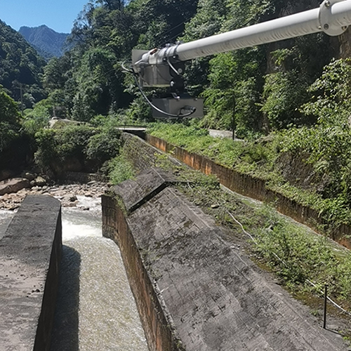 某电站明渠平面雷达水位计应用项目